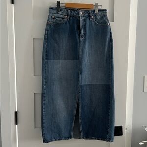 GAP Classic Indigo Denim Skirt